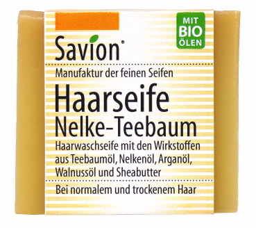 Haarwaschseife  Nelke-Teebaum  85g